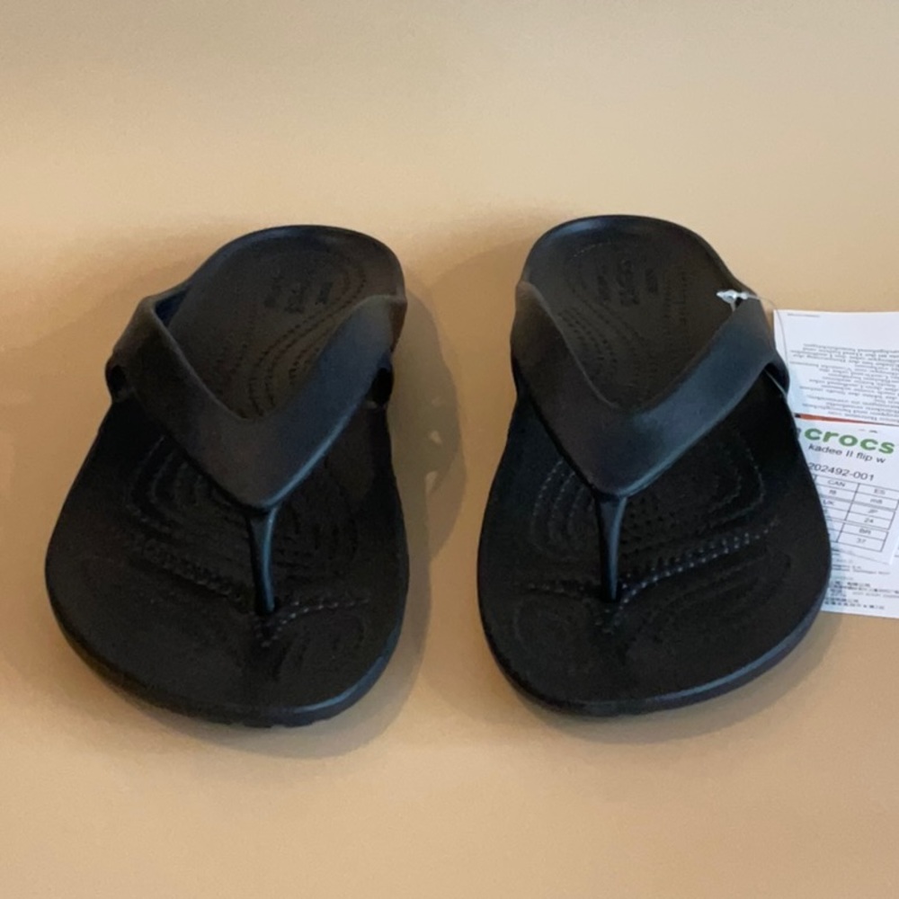 Crocs kadee II flip woman’s black - Picture 2 of 5